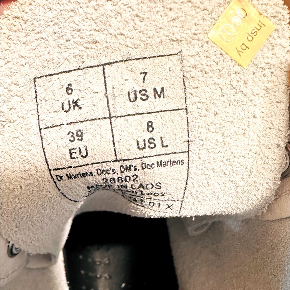 Dr. Martens 1460 Pascal Virginia Soft Leather Boots White US Woman 8, US… - Picture 6 of 14